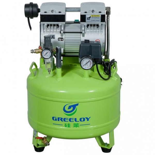 Greeloy® GA-81 歯科静音オイルレス エアコンプレッサー 1馬力 40L